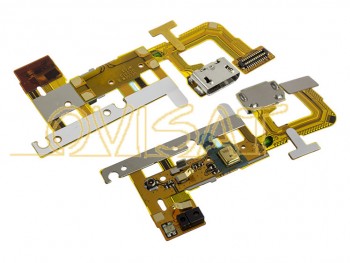 Flex con conector de accesorios y carga Micro USB con sensor de proximidad y luz, cable coaxial Huawei Ascend P6