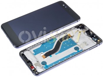 Pantalla completa IPS LCD genérica negra con carcasa frontal y marco para Huawei P10 Lite, WAS-LX1A