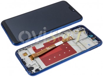 Pantalla completa IPS LCD genérica negra con carcasa azul para Huawei P20 Lite, ANE-LX1