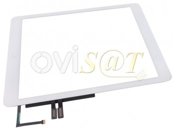 pantalla táctil blanca calidad standard con botón plata iPad 6 gen (2018), a1893, a1954