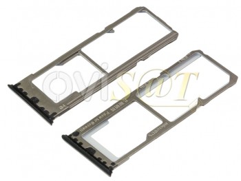 Bandeja Dual SIM/SD negra para Oppo A3, CPH1837
