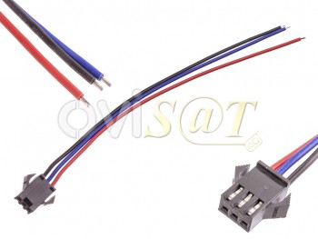 Set de cable SM con conector macho y hembra - 3 Cables