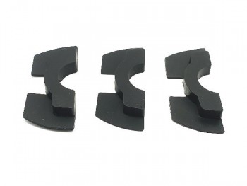 Kit de 3 embellecedores anti holgura para Xiaomi Mi Electric Scooter M365, Pro, Pro 2, Essential, 1S - Negro