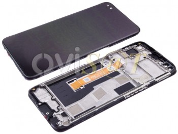 Pantalla completa IPS LCD negra con carcasa frontal para Realme 6 pro (RMX2063)