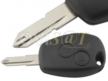 Producto Genérico - Carcasa llave para Renault Kangoo,con espadin (Tambien vale para Opel Movano y Nissan Primastar )