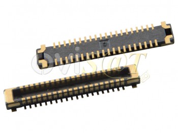 Conector FPC de 40 pines de flex de interconexión de LCD para Samsung Galaxy A50, SM-A505