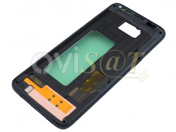 Carcasa frontal / central con marco negro y flex de botones laterales para Samsung Galaxy S8, G950F
