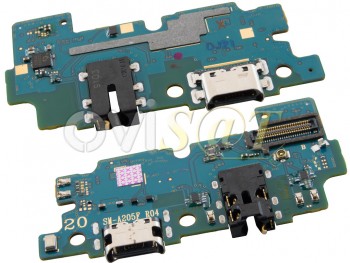 Placa auxiliar PREMIUM con componentes para Samsung Galaxy A20 (SM-A205)