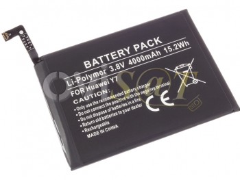 Batería genérica para Huawei Y7 - 4000mAh / 3.8V / 16.2 Wh / Li-polymer