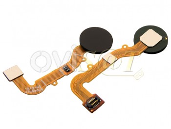 Cable flex con botón lector de huellas negro para Xiaomi Redmi 9, M2004J19G, M2004J19C