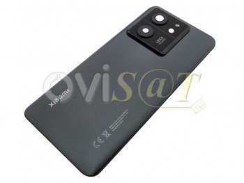 Carcasa trasera / Tapa de batería color negro para Xiaomi 13T Pro, 23078PND5G