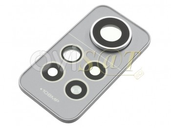 Conjunto de lentes de cámara color blanco (polar white) para Xiaomi Redmi Note 12 Pro 4G, 2209116AG, 2209116AG